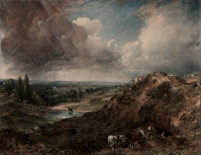 Branch Hill Pond, Hampstead, 1828. af John Constable