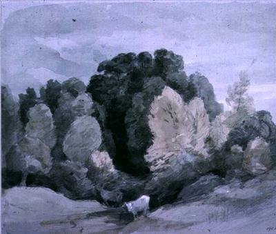 Kvæg ved skovkanten, ca. 1805 af John Constable