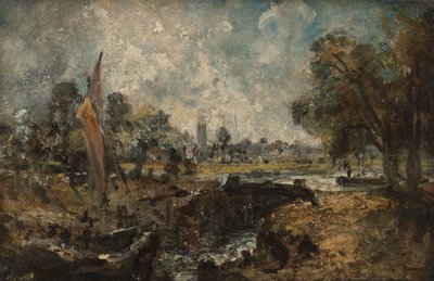 Dedham Lock af John Constable