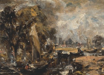 Dedham Lock af John Constable