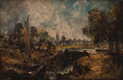 Dedham Lock, 1819 til 1820. af John Constable