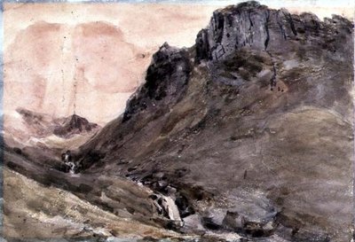 Eagle Crag, Borrowdale af John Constable