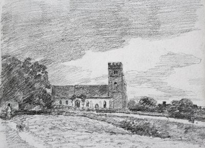 Feering kirke, 1814 af John Constable