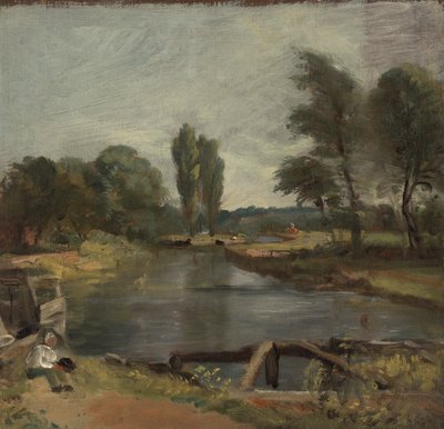 Flatford lås af John Constable