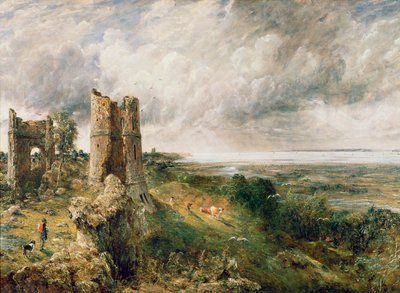Hadleigh Castle, 1829 af John Constable