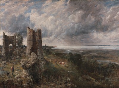 Hadleigh Castle, Themsens mund - morgen efter en stormfuld nat af John Constable