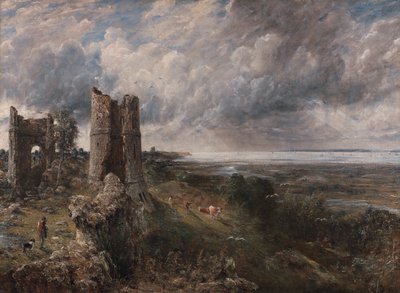 Hadleigh Castle, Themsens mund - Morgen efter en stormfuld nat, 1829. af John Constable