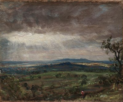 Hampstead Heath, Looking Toward Harrow, ca. 1821 af John Constable