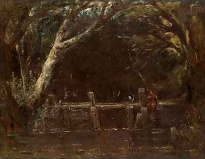 Landskab (Låsen) af John Constable