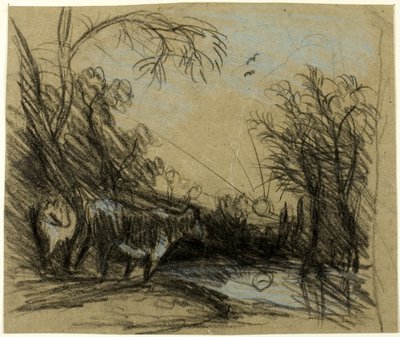 Landskab med køer af John Constable