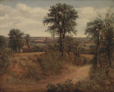 Lane nær Dedham, 1802. af John Constable