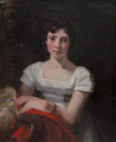 Mary Freer, 1809. af John Constable
