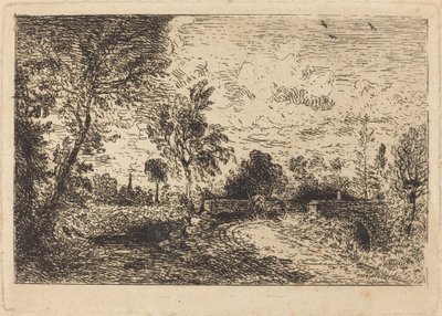 Milford Bridge af John Constable