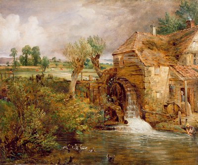 Mølle i Gillingham, Dorset af John Constable