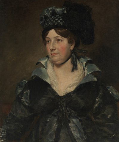 Mrs. James Pulham Sr. Frances Amys, ca. 1766-1856, 1818. af John Constable