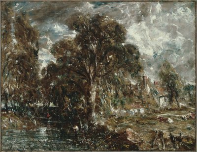 På floden Stour af John Constable