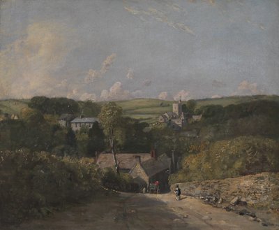 Osmington Village, 1816 til 1817. af John Constable