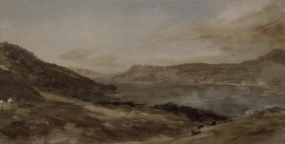 PD.77-1950 Windermere, ca.1806 (akvarel) af John Constable