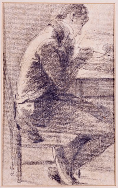 Portræt af en kunstner, der tegner, 1801 af John Constable