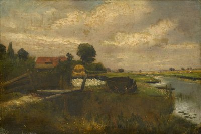 Udsigt over floden af John Constable