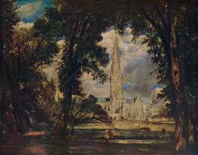 Salisbury Cathedral, c1823 af John Constable