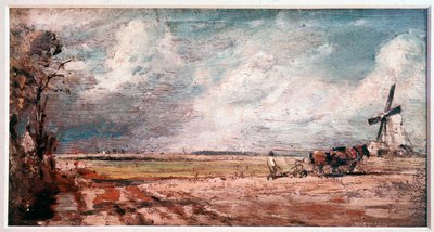 Forår i East Bergholt, England (Maleri af John Constable