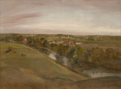 Stratford Saint Mary fra Coombs, ca. 1800 af John Constable