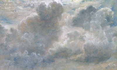 Study of Cumulus Clouds, 1822 (olie på papir lagt på lærred) af John Constable