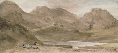 Sty Head Tarn, 12. oktober 1800 af John Constable