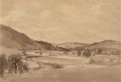 Derwent Valley med Chatsworth i det fjerne af John Constable