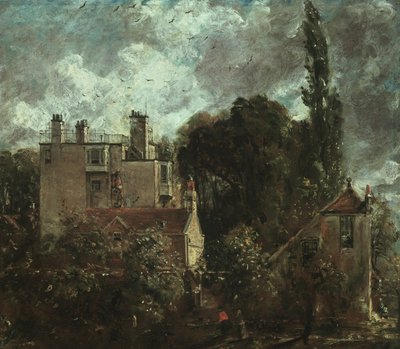 The Grove eller Admirals House i Hampstead, 1821-1822 af John Constable
