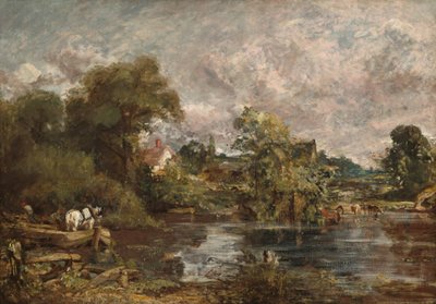 Den hvide hest, 1818-1819. af John Constable