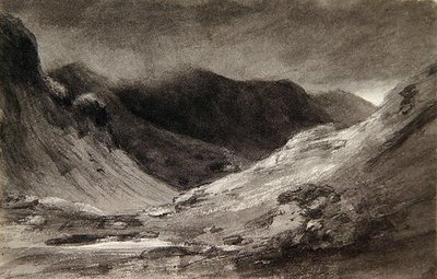 The vale of Newlands: En meget stormfuld eftermiddag af John Constable