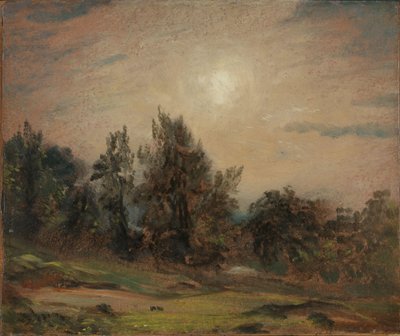 Træer på Hampstead Heath af John Constable