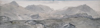 Udsigt fra toppen af Honister Crag (akvarel) af John Constable