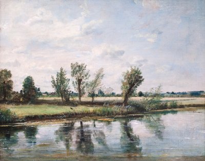 Watermeadows nær Salisbury af John Constable