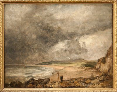 Weymouth Bay Approaching Storm (olie på lærred) af John Constable