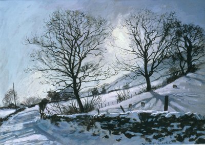 Vintereftermiddag i Dentdale af John Cooke