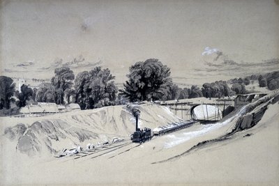 Berkhamsted, Hertfordshire, 5. juni 1837 (pen & blæk og vask på papir) af John Cooke Bourne