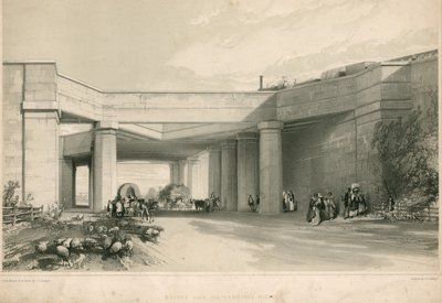 Bro over Uxbridge Road, London af John Cooke Bourne