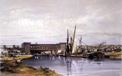 Jernbanebro over Regents Canal af John Cooke Bourne