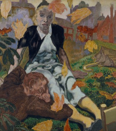 Efterårsblade (olie på lærred) af John Copley