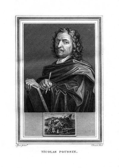 Nicolas Poussin, fransk maler, 1825. af John Corner