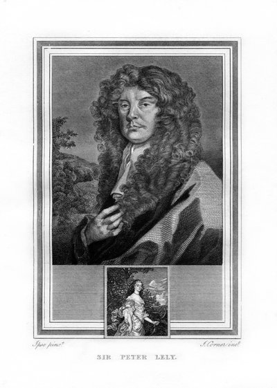 Sir Peter Lely, hollandsk-født engelsk barokmaler, 1825. af John Corner