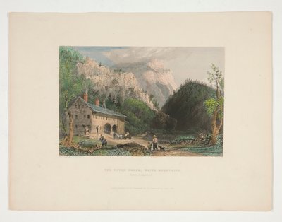 The Notch House, White Mountains, New Hampshire, illustration til Nathaniel Parker Willis af John Cousen