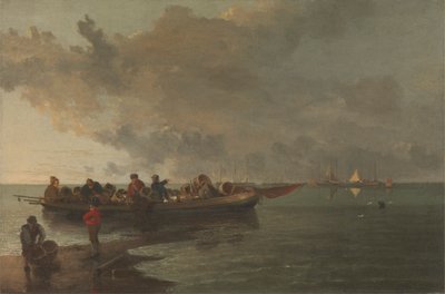 En pram med en såret soldat af John Crome