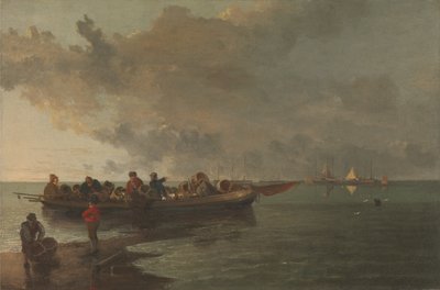 En pram med en såret soldat af John Crome