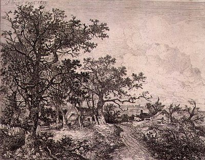 I nærheden af Horsham, pub. af J. & W. Freeman af John Crome