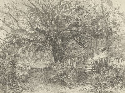 Vejscene, Trowse Hall, 1813 af John Crome