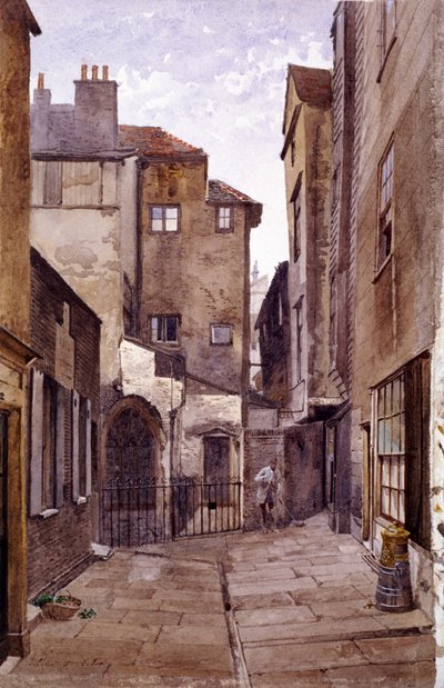 Cloth Fair, London, 1884 af John Crowther